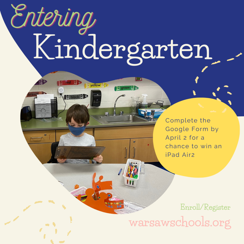 Reminder: Register for Kindergarten Before April 2