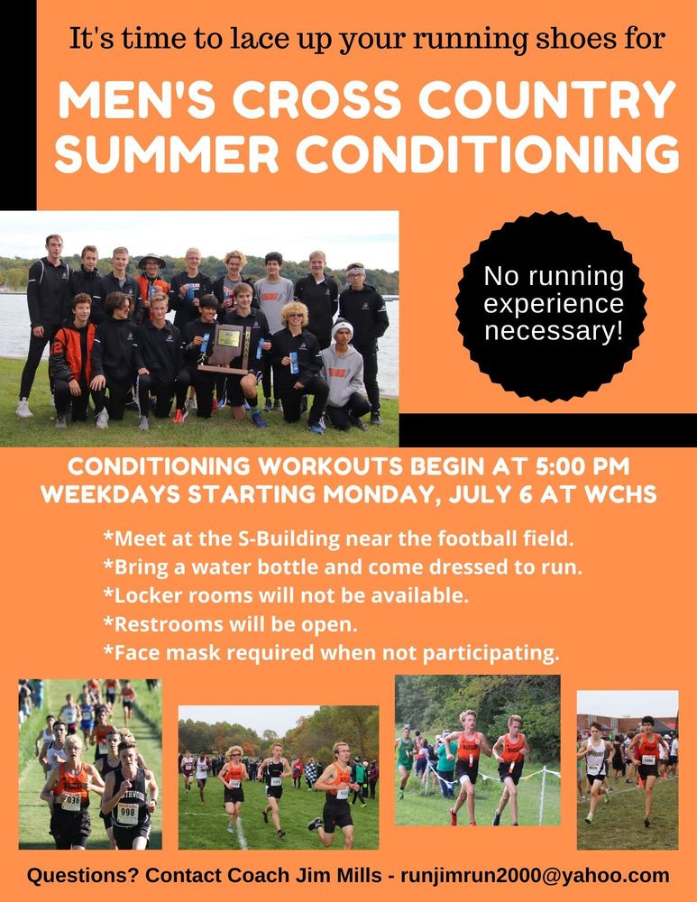 Men's Cross Country Summer Conditioning