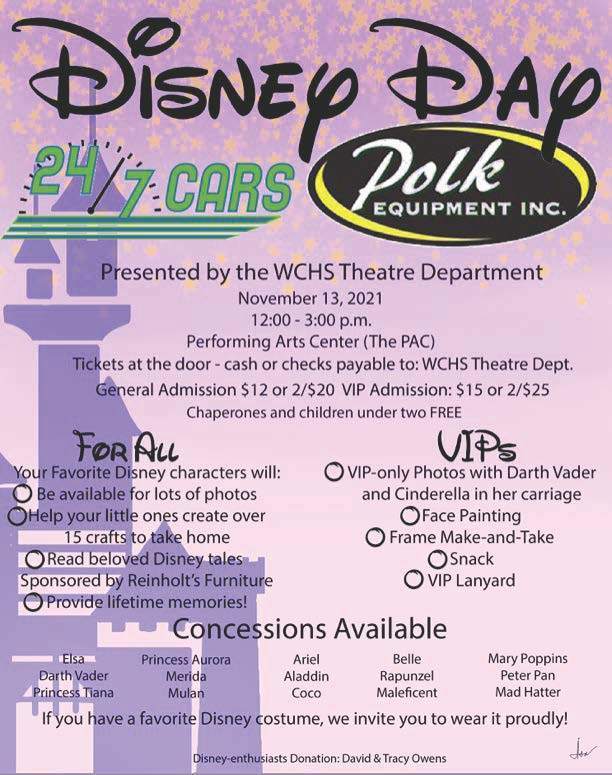 Disney Day at the PAC center Leesburg Elementary School