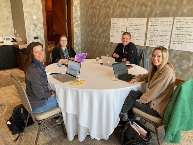 Photo Provided: (Left to Right) Mandy Duncan, Jen Miller, Nate Polston, and Cassie Frank