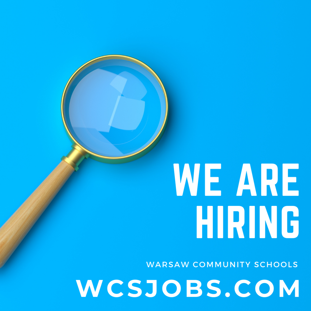 We're Hiring Wednesday Edgewood Middle School