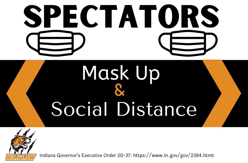 Spectators Mask Up