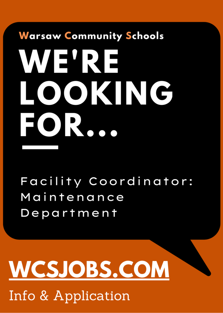HR/Immediate Opening: Facility Coordinator