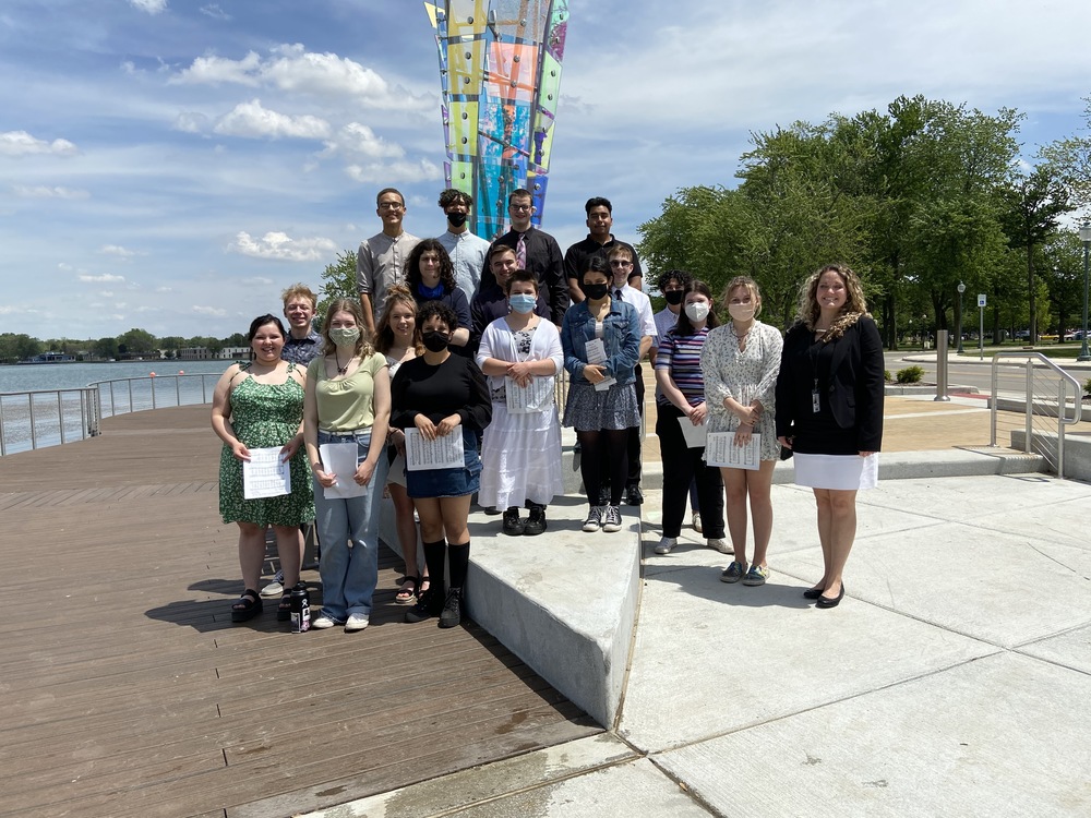 WCHS Advanced Choir Perform at Buffalo Street Plaza Dedication (Click for Video)