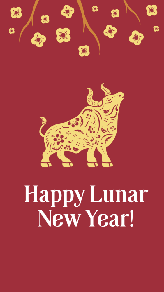 ox Happy Lunar New Year