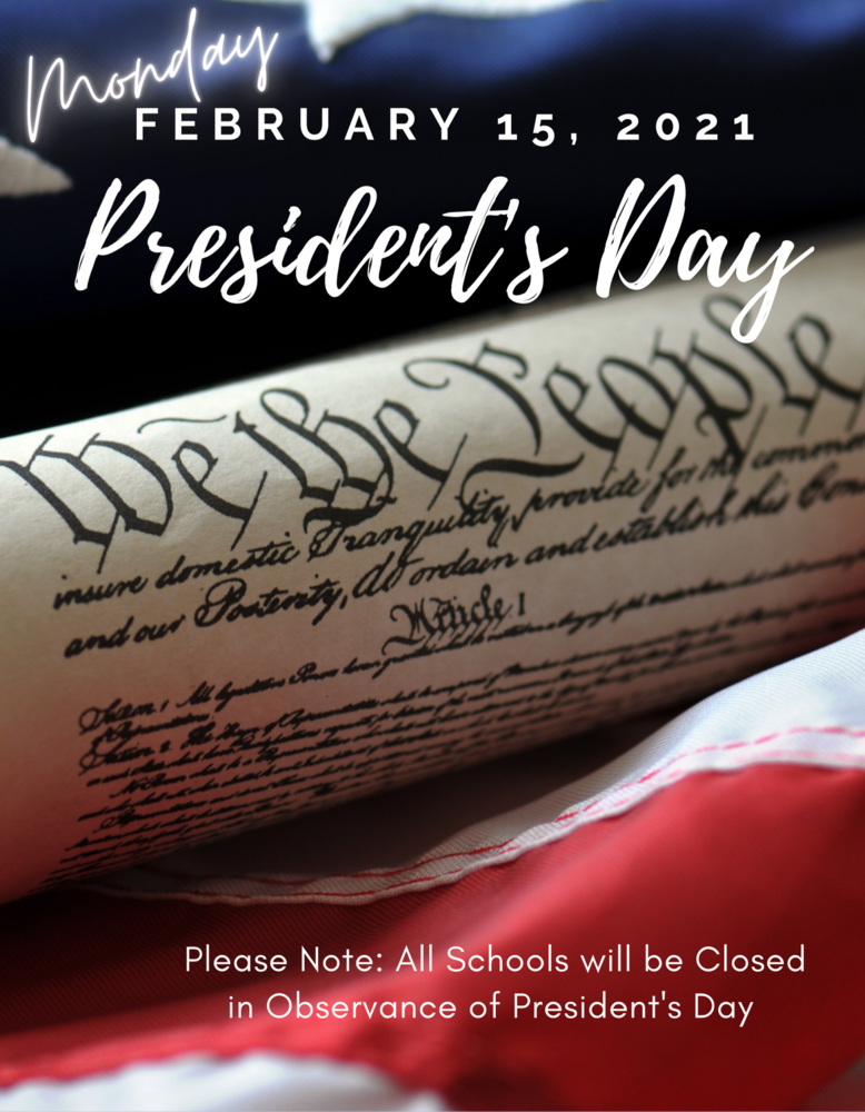 Flag Text President's Day