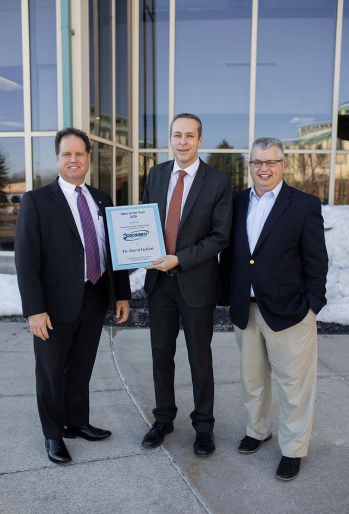 Dr. Hoffert 2020 Kosciusko County Man of the Year