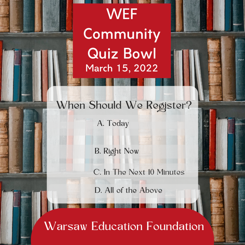 WEF Community Quiz Bowl (March 15, 2022) Harrison Elementary School