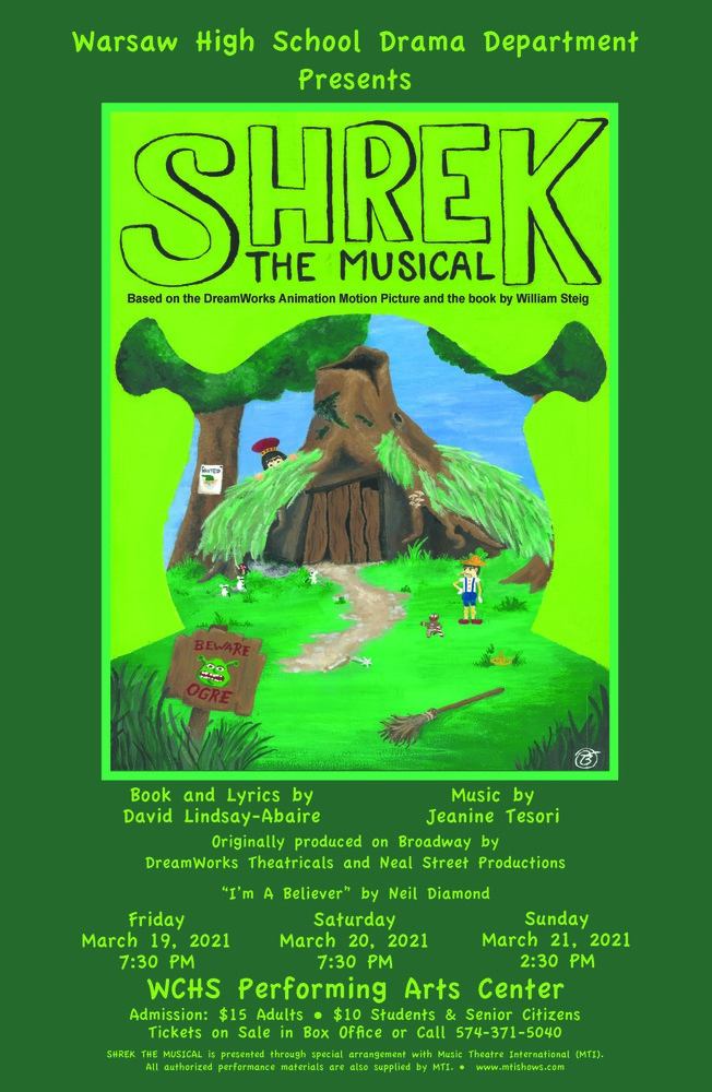 WCHS: Shrek the Musical - Tickets on Sale Now!