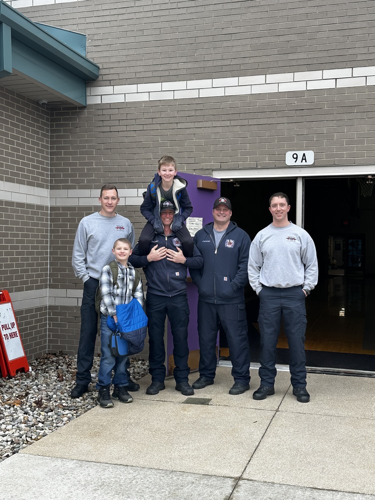 FIREFIGHTERS WELCOME STUDENTS