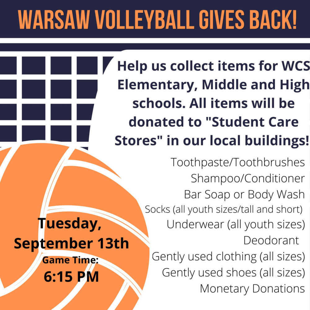 Warsaw Volleyball Giveback: A Year of Kindness | Harrison Elementary School