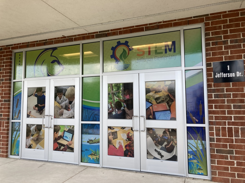 Jefferson Entrance Gets a Makeover Jefferson Elementary School