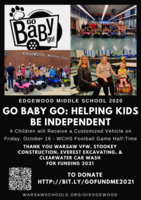 GoBabyGo! Giveaway at WCHS Friday's Football Game