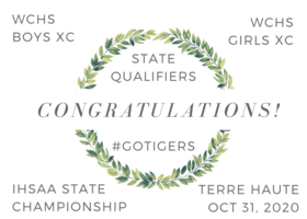 WCHS XC State Qualifiers #GoTigers
