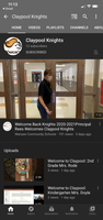 Claypool Knights: New Youtube Channel!