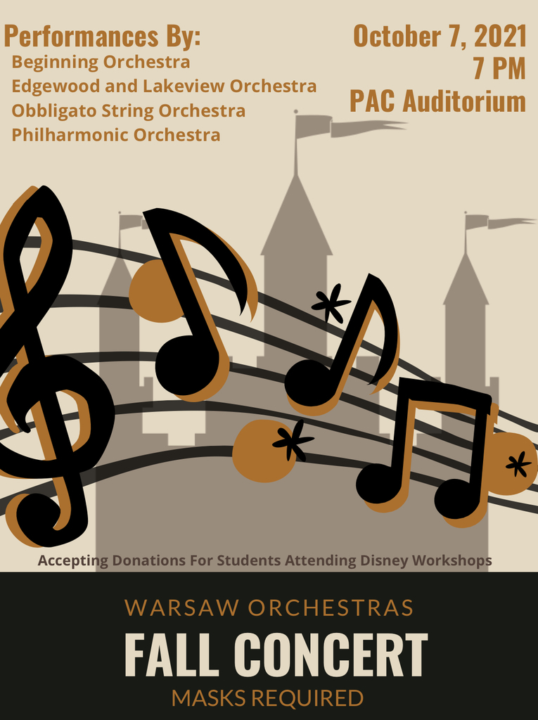 Fall Orchestra Concert Poster