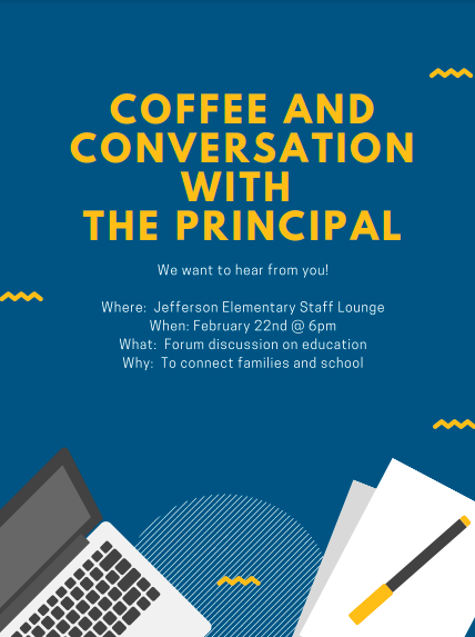 Coffee & Conversation with the Principal