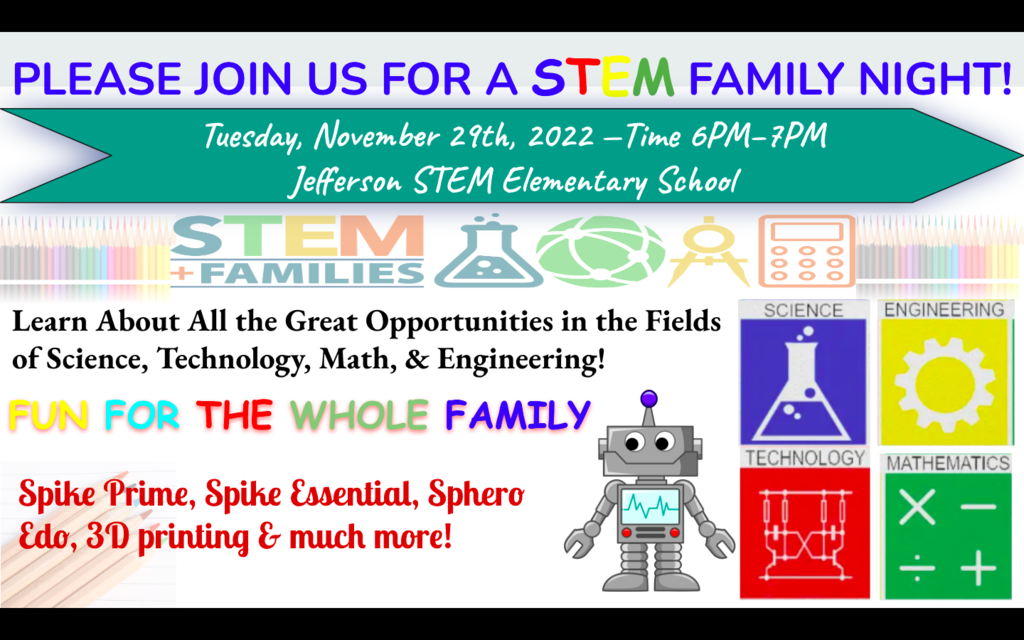 Nov. STEM Family Night
