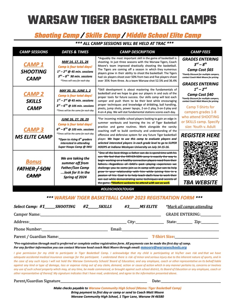 Tiger Basketball Camps