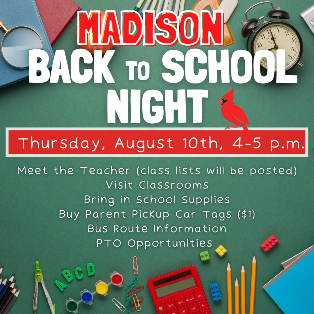 Madison Back to School Night Flyer