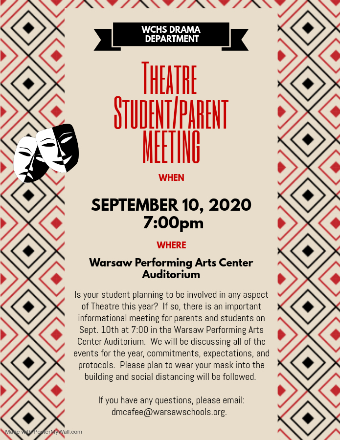 Student Parent Theatre Meeting